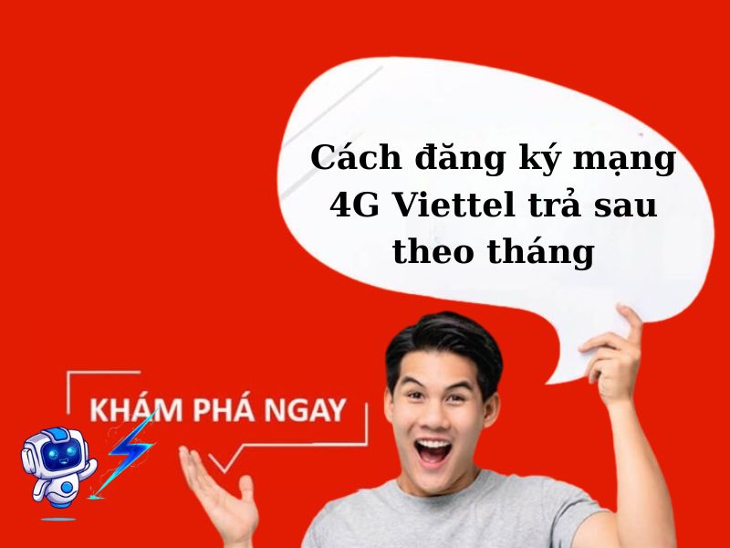 Cach dang ky 4G cho thue bao tra sau Viettel