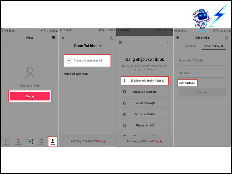 Cach lay lai tai khoan TikTok khi mat so dien thoai va Email